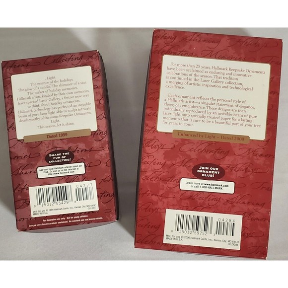 New Set Of 2 Hallmark Keepsake Ornaments Nut Cracker Soldier Ringing Bell - Picture 8 of 8